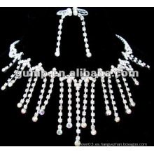 Rhinestones boda joyería nupcial conjunto (GWJ12-097)